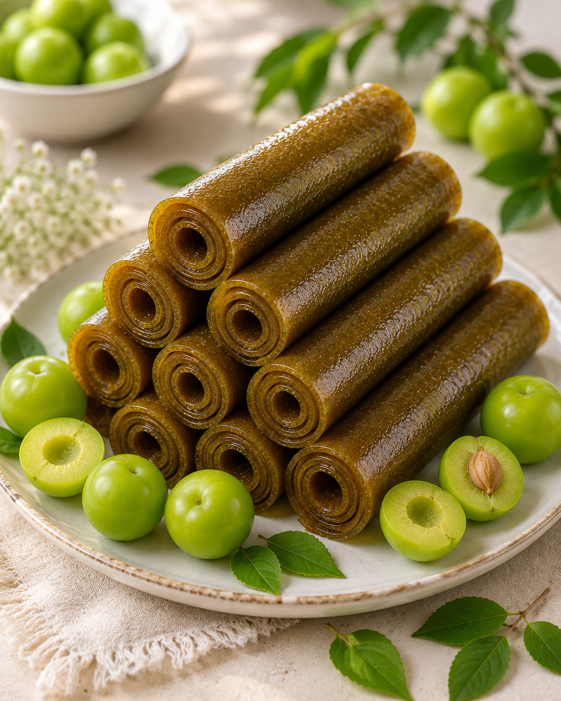 لواشک گوجه سبز خونگی
