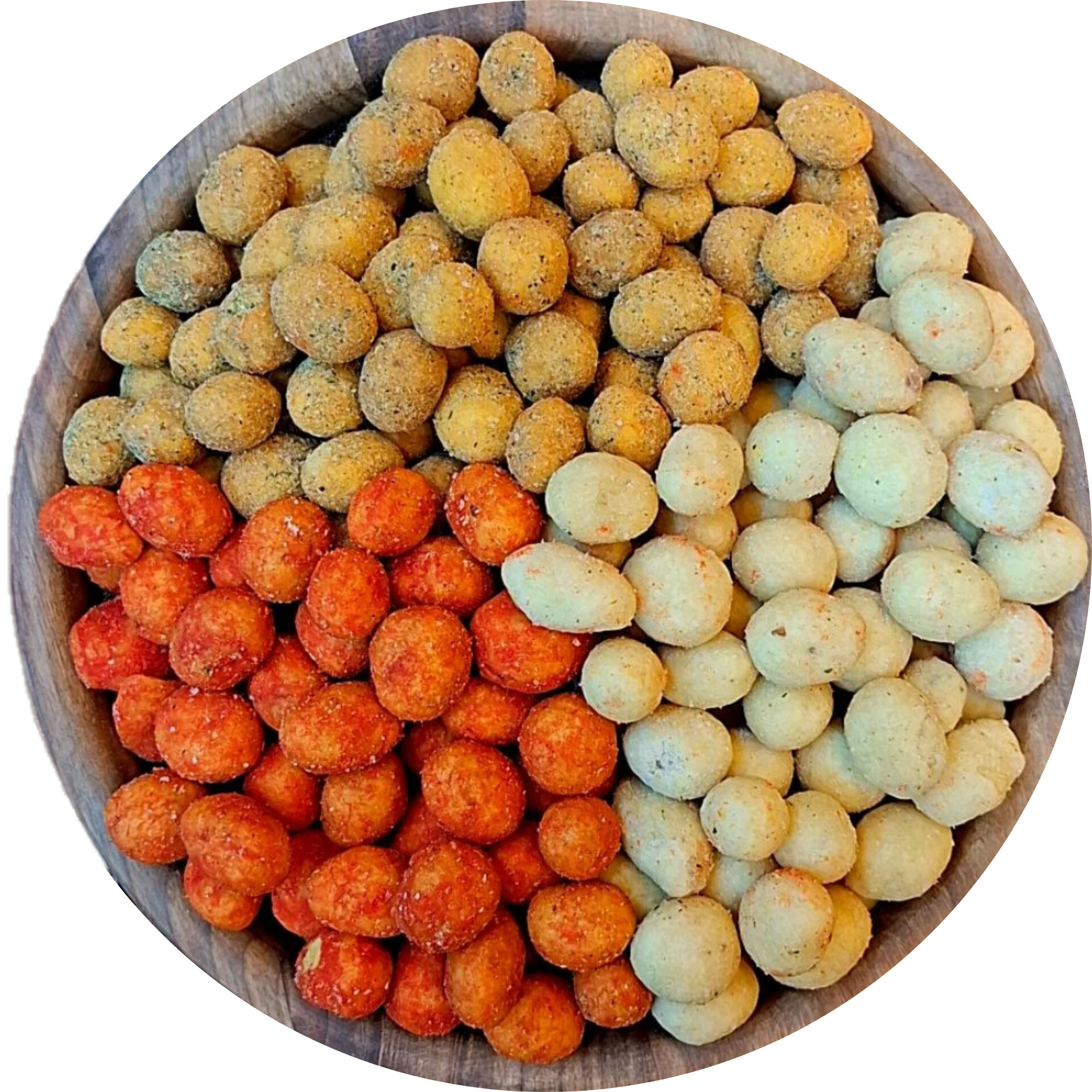 بادام زمینی روکش دار چیزبال نانا